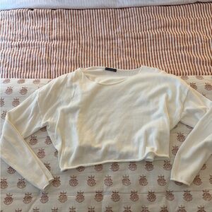 Brandy Melville Cream Crop Top